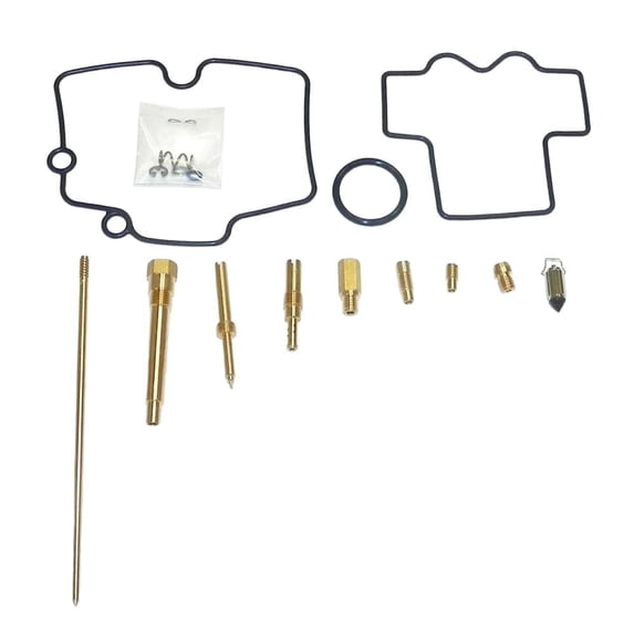 OEM Grade Carburetor Rebuild Kit Compatible with 2002-2004 Honda CRF 450R 449cc Liquid Cooled 4-Stroke Unicam Keihin FCR-MX 40mm Flat Slide Complete Repair Screw