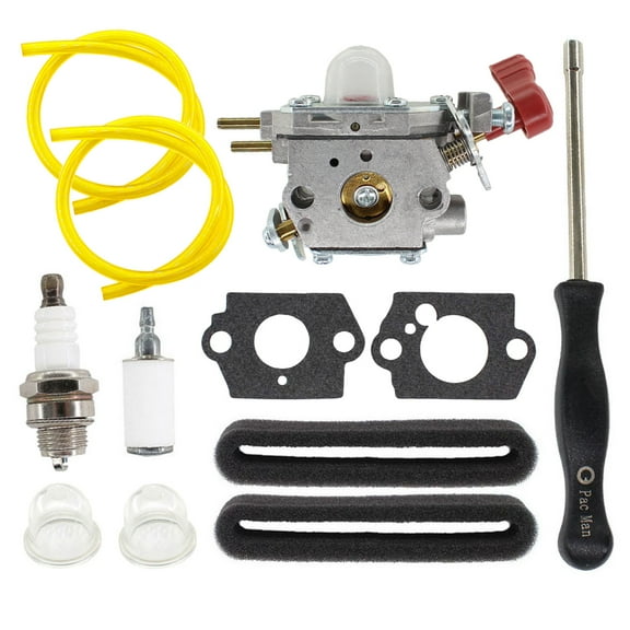 Carburetor Kit For Craftsman B215 200mpf/430cfm 25cc 2-Cycle 751-15112A M25B RM430 CMXGAAMA25BL 41AR25BL791 Gas Leaf Blower