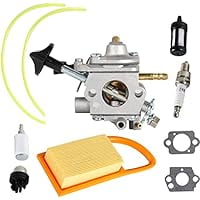 Carburetor Kit Replacement BR500 BR550 BR600, Replaces C1Q-S183 4282-120-0607, Easy Start & Stable Idle