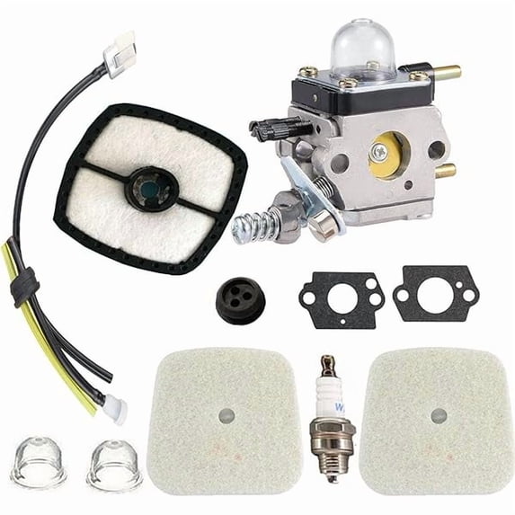 Carburetor Kit for Tiller Cultivator, Compatible with Echo TC-210 Replacing 12520013129 Zama C1U-K17, Easy Start and Stable Idle for Garden Tilling and Yard Care