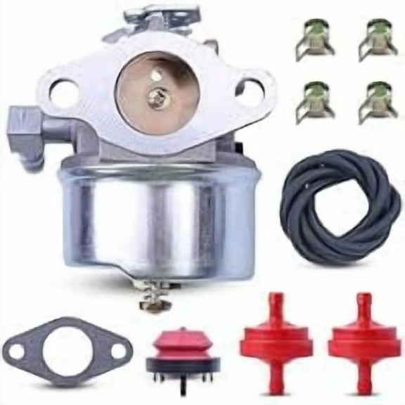 Carburetor Kit for Tecumseh 640298 / OH195SA / OHSK70 Engines Fits Oregon 50666 2Stage Snow Blowers 5.5hp & 7hp