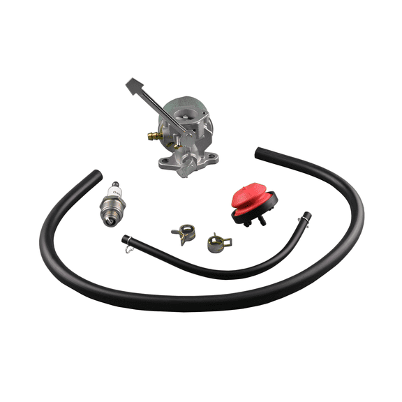 Carburetor Tune-up kit for Tecumseh 632552 632560 632641 640086 640098A 640086A with Spark Plug, Primer, Primer line, Fuel line
