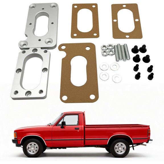 Carburetor Manifold Adapter Kit 99004675 Fit for Mazda B2000 2.0L 11/1984-1993, B2200 2.2L 1987-1991 Replacement 99004.675