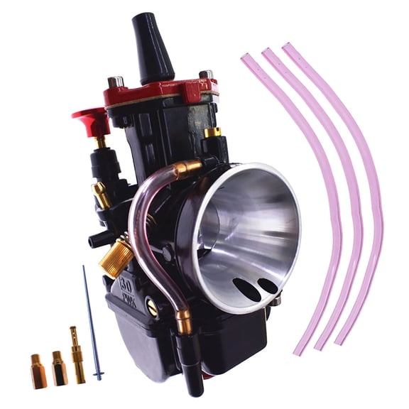 Carburetor PWK30 30mm Carb Universal for Honda CR250 CR250R CBR300R, Ducati 250GT, Yamaha Suzuki Lifan Taotao Zongshen Scooter Pit Dirt Bikes ATVs