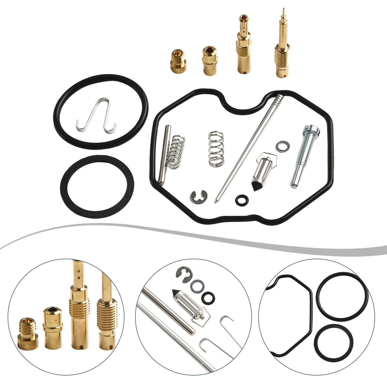 Carburetor Rebuild Kit For Honda XR100R XR100 1985-2000 Carb Repair Set Motorcycle Fuel Supply Carburetor Repair Kit Accessories