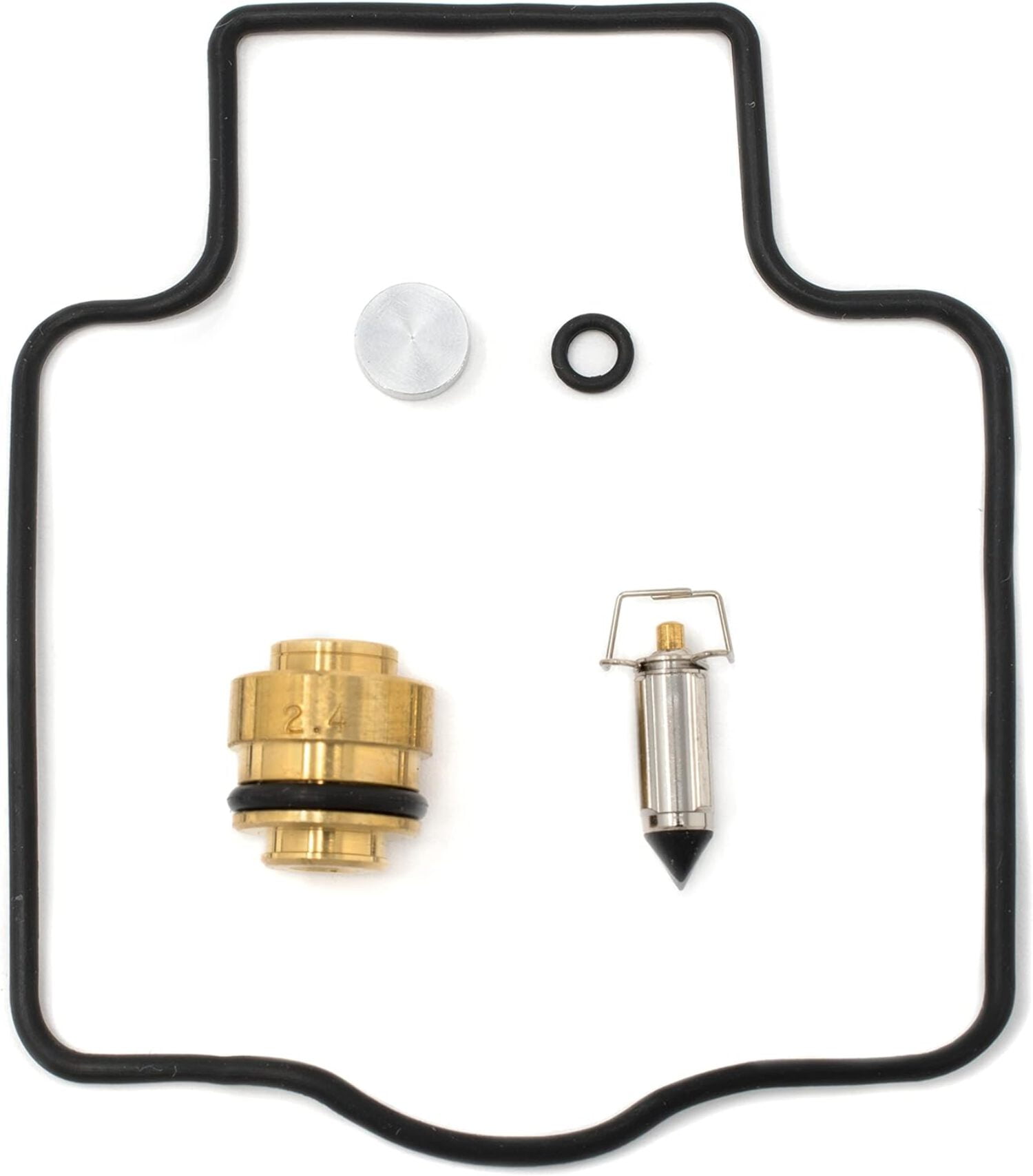 Carburetor Rebuild Kit For Kawasaki ZX-6R & ZZR600 - Includes Gasket, Needle Valve, Air Screw & O-Rings