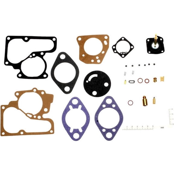 Carburetor Repair Kit - Compatible with 1950 - 1958 Jeep Willys 2.2L 4-Cylinder CARB 1BBL 1951 1952 1953 1954 1955 1956 1957