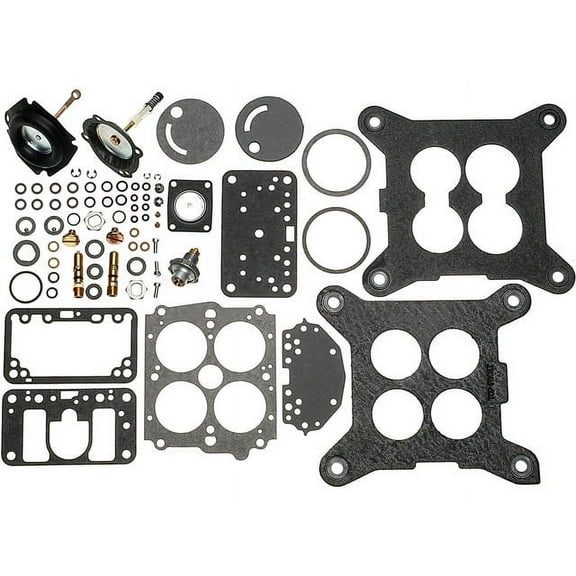 Carburetor Repair Kit - Compatible with 1983 - 1987 Ford E-250 Econoline Club Wagon 7.5L V8 CARB 4BBL 1984 1985 1986