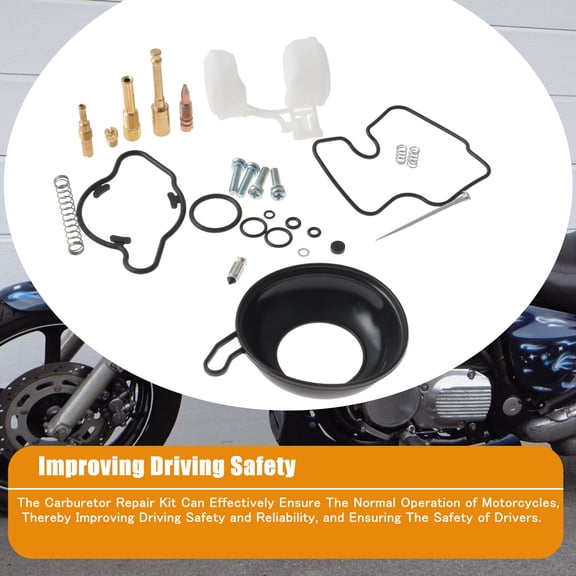 Carburetor Repair Kit W/Diaphragm Float Fits for Honda VF750C 94-03 Magna 750