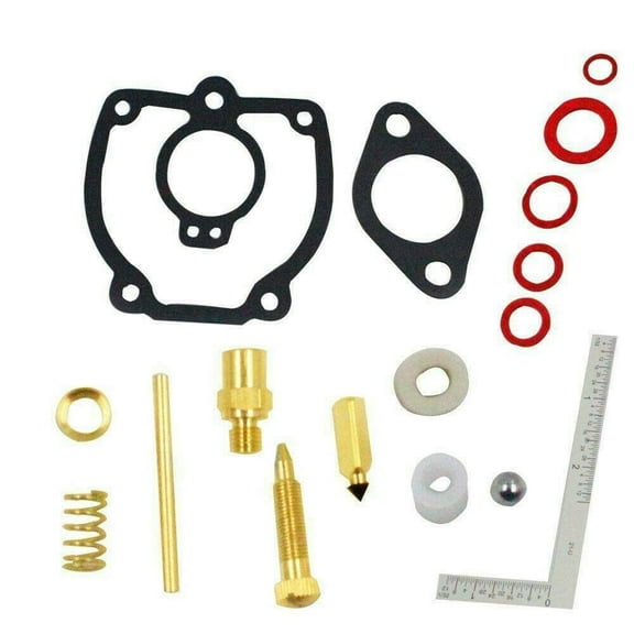 Carburetor Repair Kit for IH International Harvester Farmall M MV MTA & Compatible Models (25-Piece Replacement Parts)