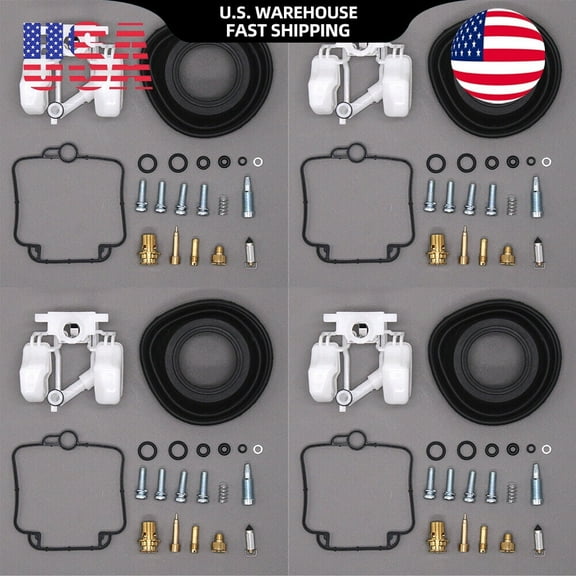 Carburetor Repair Kit for Suzuki 1993-1998 GSXR1100W Complete Rebuild Set with Gaskets and Jets