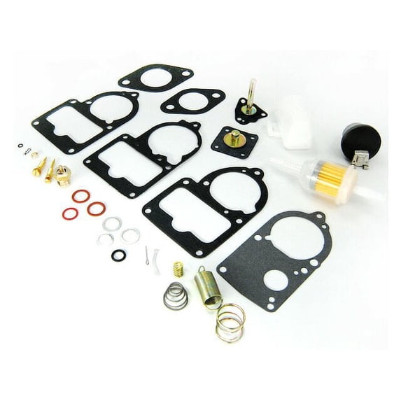 Carburetor Repair Kit - without Cut-off Valve and Floats Bug - Compatible with 1950 - 1979 Volkswagen Beetle 1951 1952 1953 1954 1955 1958 1962 1963 1964 1967 1968 1969 1970 1972 1973 1974 1976