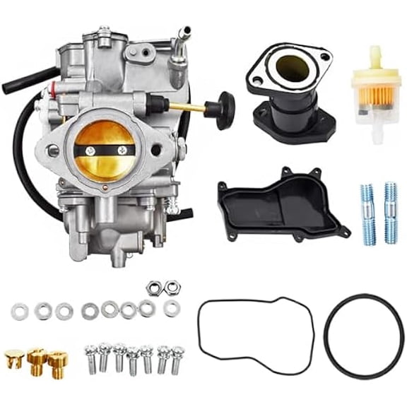 Carburetor Replacement for ATV Engine, Compatible with Big Bear 350 YFM350 19871998, Moto-4 350 19871995 and Kodiak 400 YFM400 19931998, Smooth Power for Trail Riding