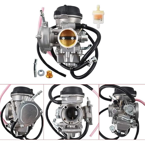 Carburetor Replacement for ATV Engine, Compatible with LTZ400 Quadsport Z400 Models 20032007, Smooth Power for Trail Riding and Outdoor Recreation