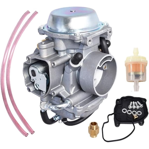 Carburetor Replacement for ATV Engine, Compatible with Quadrunner 500 LTF500F 4x4 Models 19982002, Smooth Performance for Trail Riding
