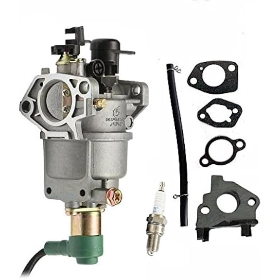 Carburetor Replacement for Honda EB3500 EB3500X EB3800 EM3500X EM3500SX EM3800SX EW140 Generators, with Gasket and Spark Plug