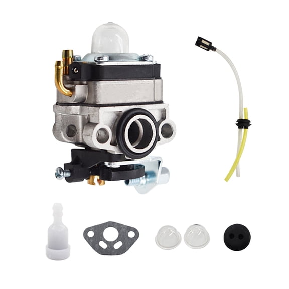Carburetor Replacement for Honda GX31 GX22 FG100 4 Stroke Engine Trimmer Cutter 16100-ZM5-803 with Fuel Line Kit