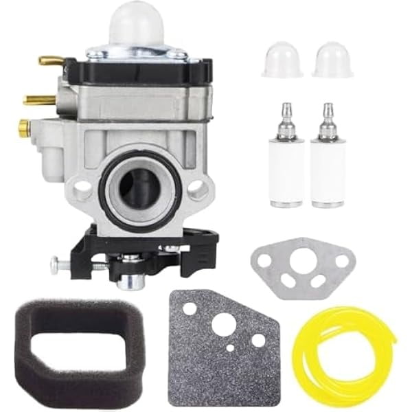 Carburetor for Ryobi RY25AXB/RY25AXBVNM 25 cc Jet Fan Blower | compatible with 308054121, RY25AXB/RY25AXBVNM; includes primer & lines; 2stroke diaphragm; fast starts; smooth response