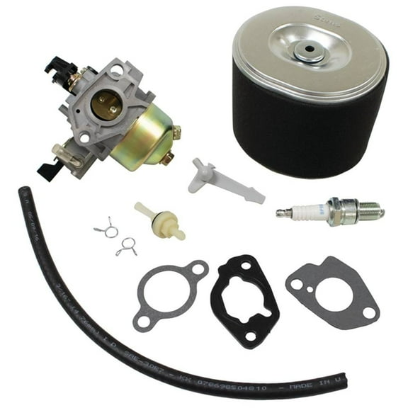 OEM Grade Carburetor Service Kit Compatible With Honda GX340 11HP 337cc Engine Replaces 16100-ZE3-V01 With Air Filter Spark Plug Fuel Line Gaskets For Generators Pressure Washers Pumps