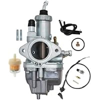 Carburetor & Starter Choke Cable Kit for Moto 4 YFM225 (1986-1988) YFM250 (1989-1991) Replace 59V-14101-02-00 59V-26331-01-00