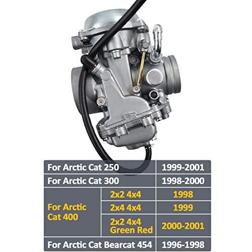 Carburetor for Arctic Cat 250 (99-01) 300 (98-00) 400 (98-01) Bearcat 454 (96-98) 2x2 2x4 4x4 ATV Quad Carb 0470-352