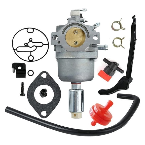 Carburetor for Husqvarna LTH1538 Lawn Tractor - Carb Replacement Kit w/ Fuel Line & Filter