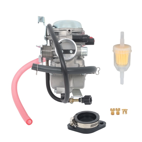 Carburetor with Air Filter Fit for Kawasaki KFX250 2004-2005 KSF250A 1987-2003 Carb