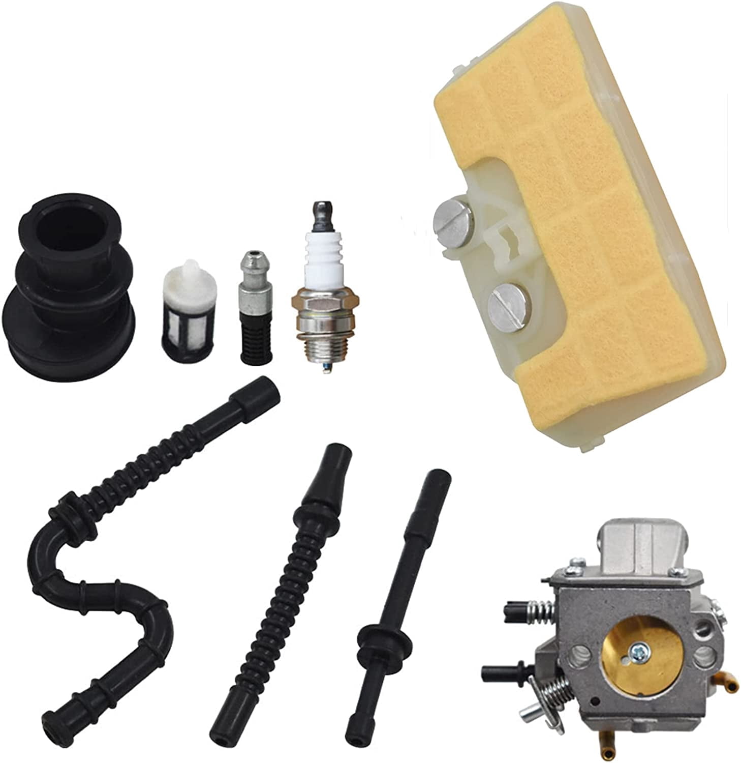 Carburetor with Air Filter Tune Up Kit Replacement for Stihl 029 MS290 ...