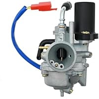 Carburetor with Electric Choke for 47cc–110cc 2‑Stroke Scooter/ATV, Stable Idle & Smooth Throttle