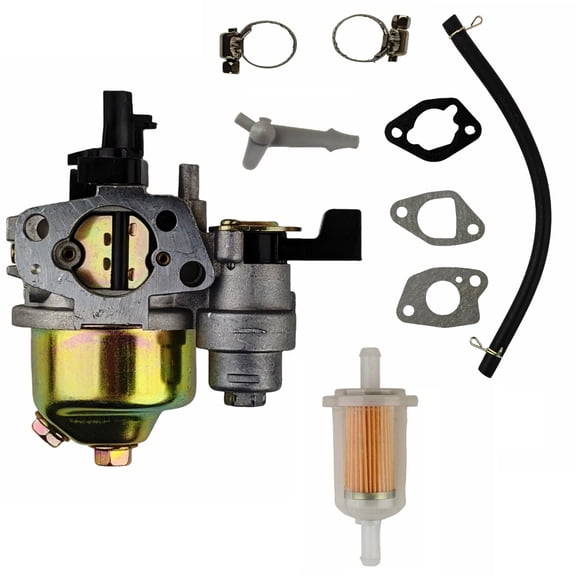 Carburetor with Gasket Fuel Line Fuel Filter Replacement for Mini Baja Heat & Warrior 163cc 5.5HP 196cc 6.5HP Engines Fits Baja MB165 MB200