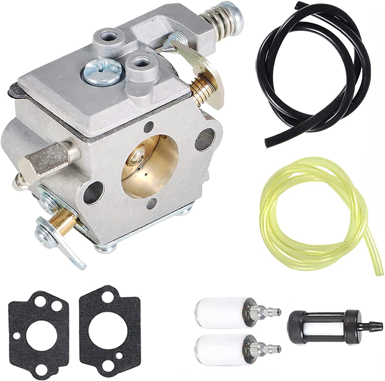 Carburetor with Gaskets Ice Auger 2-Cycle Engine Replacement for Tecumseh TC200 TC300 640347 640347A TM049XA