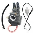 thumbnail image 1 of Carburetor with Throttle Cable Air Filter Fit for 1983-2006 Yamaha PW80 Dirt Bike Carb, 1 of 5