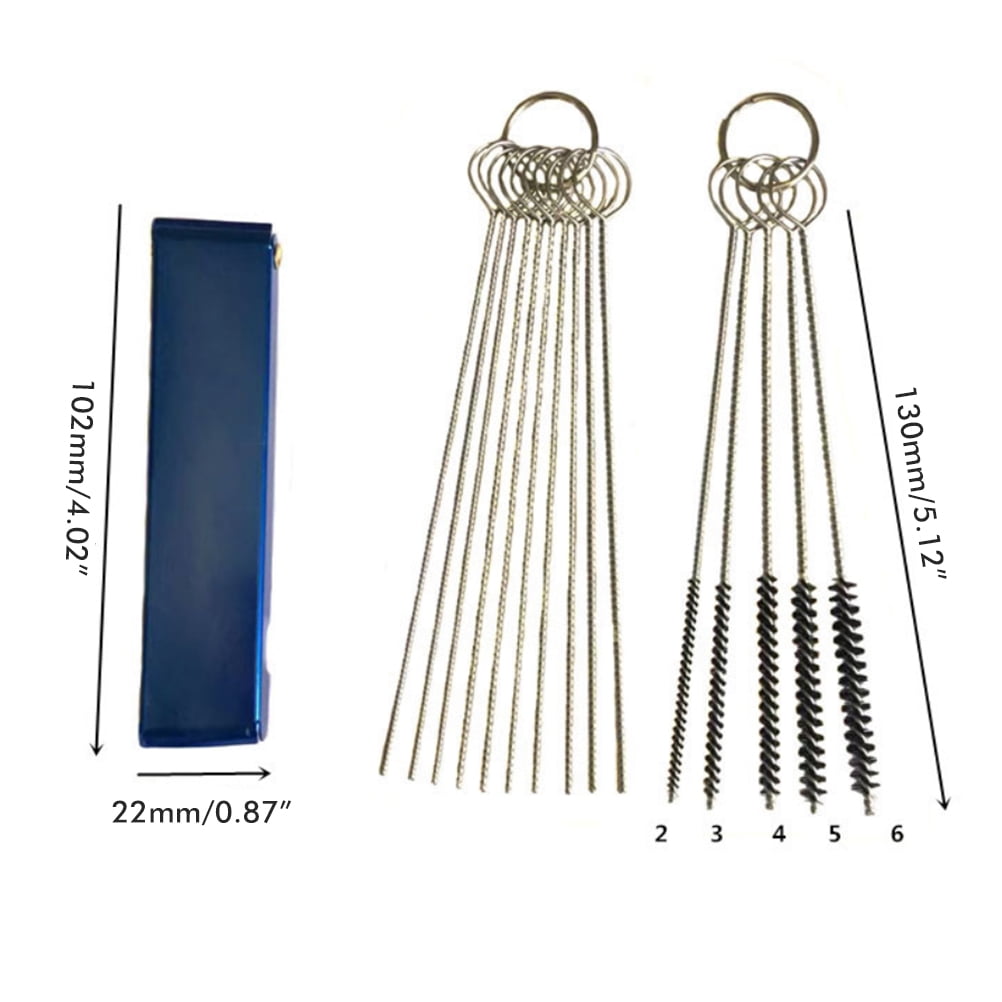 Motorcycle Carburetor Cleaning Tool Kit – Jet Needles & Brushes – SHENKENUO-1237219