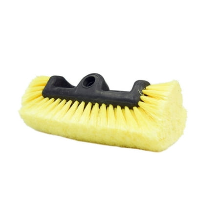 Carcarez 10" Heavy-Duty Tri-Angle Wash Brush Head for Car, Truck, Boat, RV