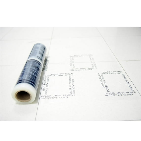 Carcarez Auto Adhesive, Clear Sticky Disposable Floor Mat, 24 in x 600 ft