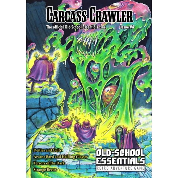 Carcass Crawler: #4: Official Old-School Essentials Zine, (Paperback)
