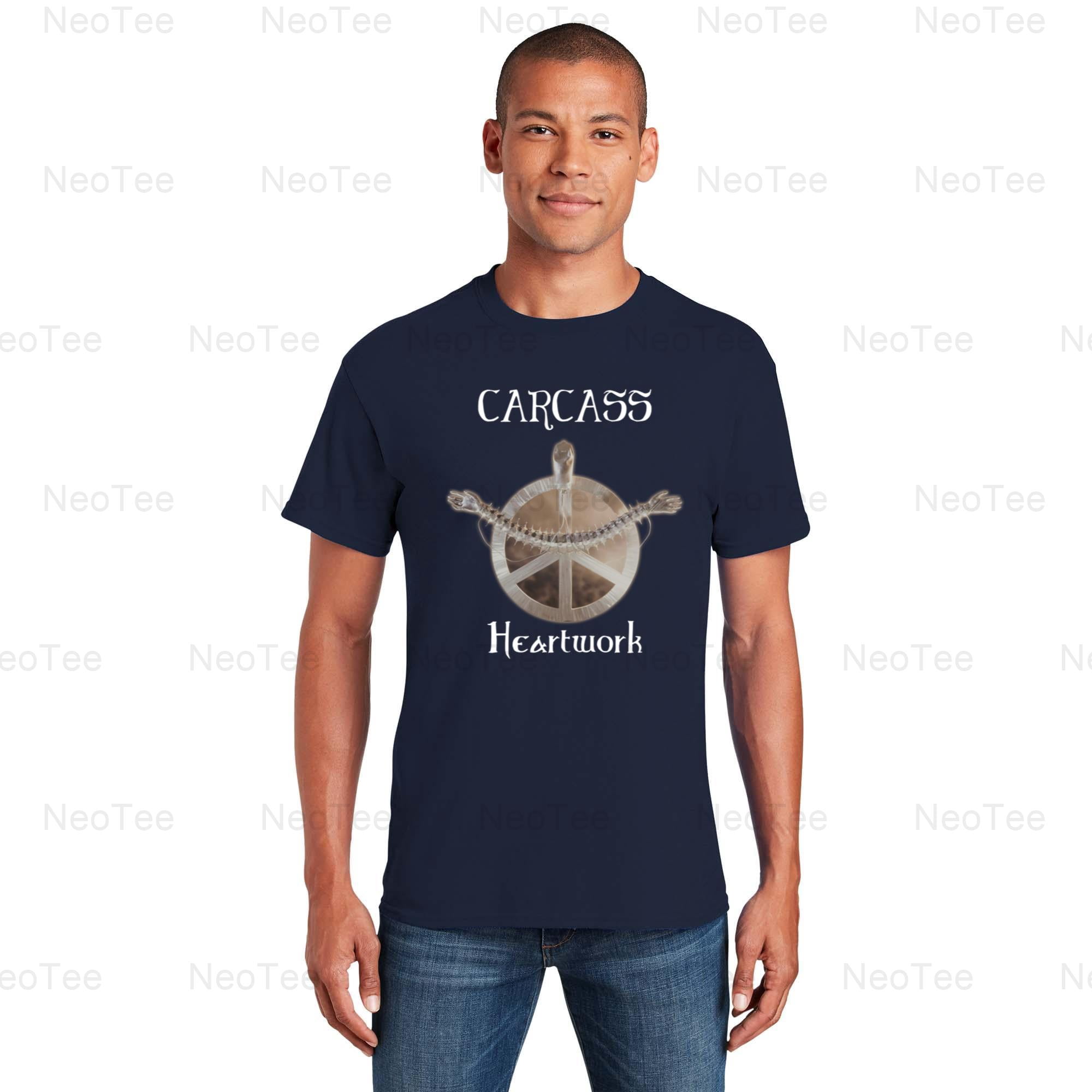T-shirt Homme Carcass Band Death Metal - 100% Coton - Taille S
