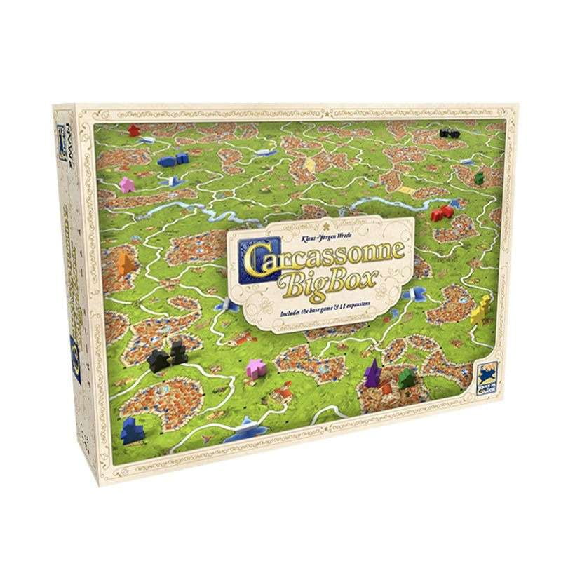 Carcassonne Big Box Family Strategy Board Game for Ages 7+, from Asmodee