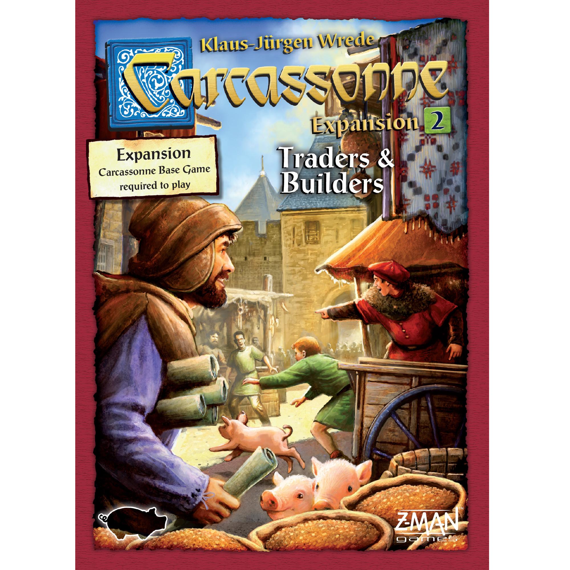 Carcassonne Expansion 2: Traders & Builders Board Game for Ages 7 and Up, from Asmodee - image 1 of 7