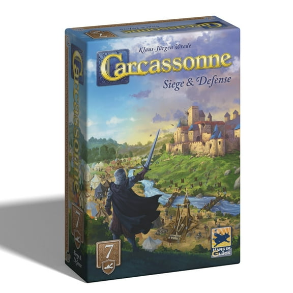 Carcassonne Family Strategy Board Game Exp 7: Siege & Defense for Ages 8+, from Asmodee