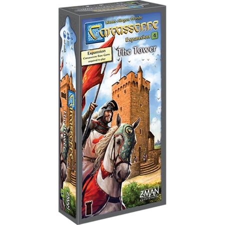 Carcassonne: The Tower Expansion for Ages 7 + - Asmodee Family Strategy Board Game