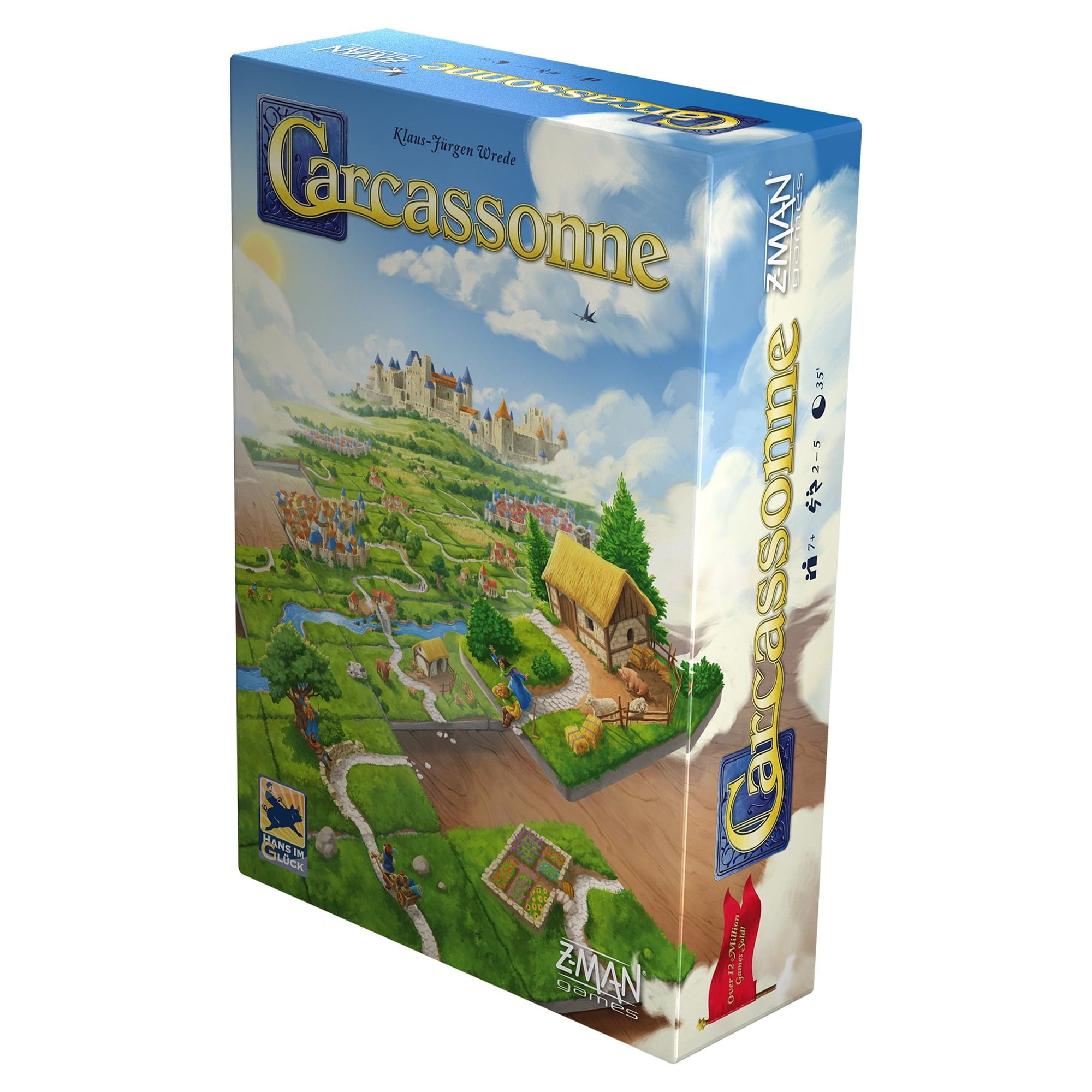 Carcassonne Family Strategy Board Game For Ages 7+ By Asmodee
