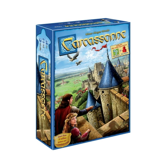 Carcassonne Strategy Board Game for Adults and Families, Award-Winning Tile Placement Game, 2-5 Players, Ages 7+