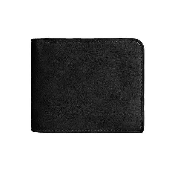 Card Bag Wallet Mens Short Soft Leather Wallet with Card Slot Multi