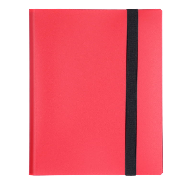 card binder with colored pages Amazon.com: Card Binder, 9 Pocket Trading Card Album Folder,20 Pages, 360  Card Capacity Sports Card Binder, Premium Card Binders Compatible with MTG,  TCG, Baseball Cards (Rose Red) : Toys & Games