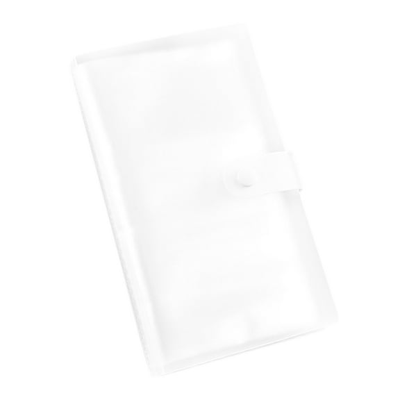 Card Binder Organizer for Business Cards, Id Credit Cards, Photo Album Folder with Button Closure, Multiple Slots High Capacity, Portable Storage Book, 1 Business Card Holder (120 Card Slots)
