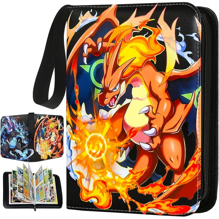 Olexman Card Binder for Pokemon Cards, 9-Pocket Album Book with Sleeves Fit  for 400 TCG Trading Cards