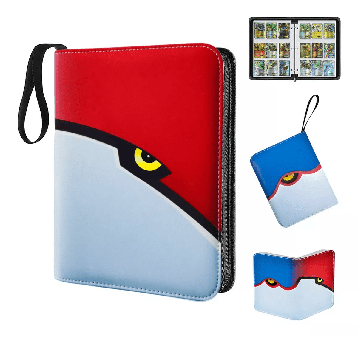 tcgames card binder TCGAMES Card Binder for Pokemon Cards Binder 4-Pocket, 440 Pockets Trading  Card Games Collection Binder with Sleeves Blue : Amazon.co.uk: Stationery &  Office Supplies
