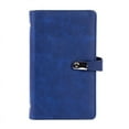 thumbnail image 1 of Card Book Holder Organizer, Portable Business Card Holder Book for Men&Women, 120 Card Capacity Name Card Booklet Blue, 1 of 6