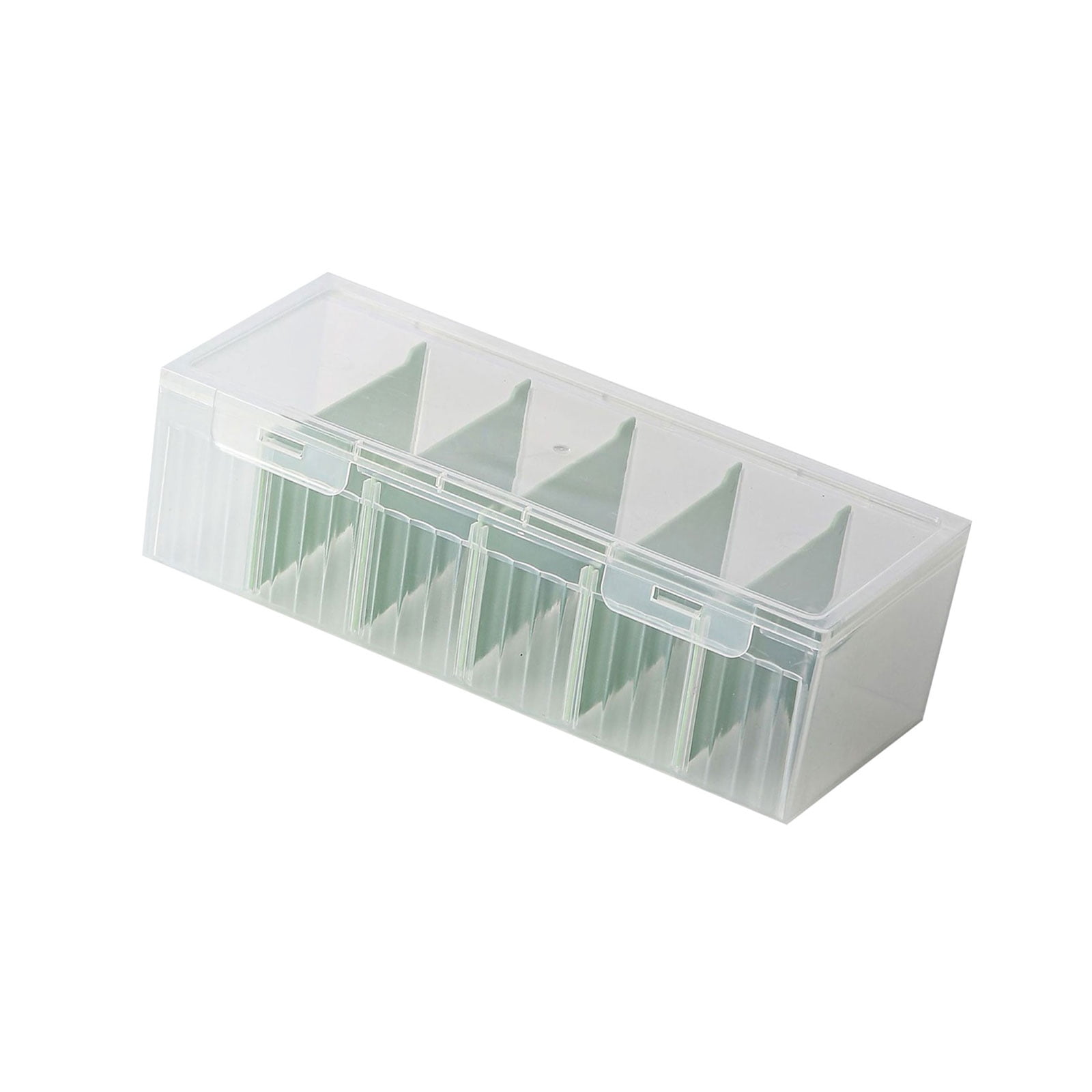 Card Box Adjustable Compartments Clear Plastic Design Cover Included ...